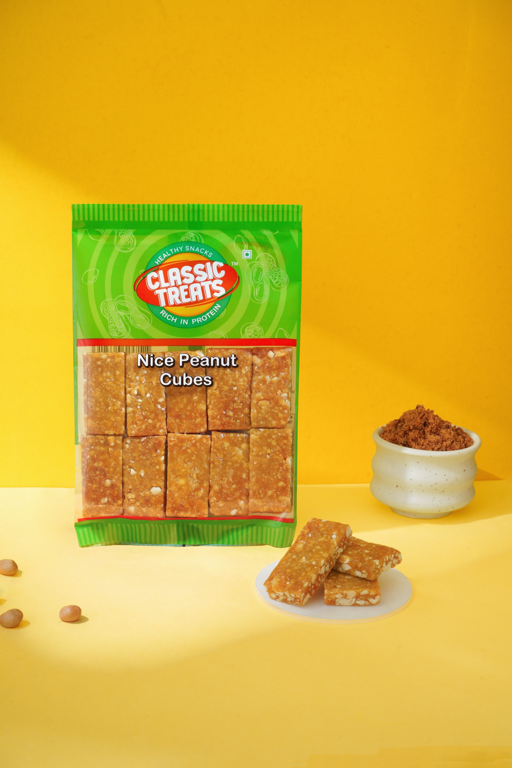 Nice Peanuts Cubes 200g