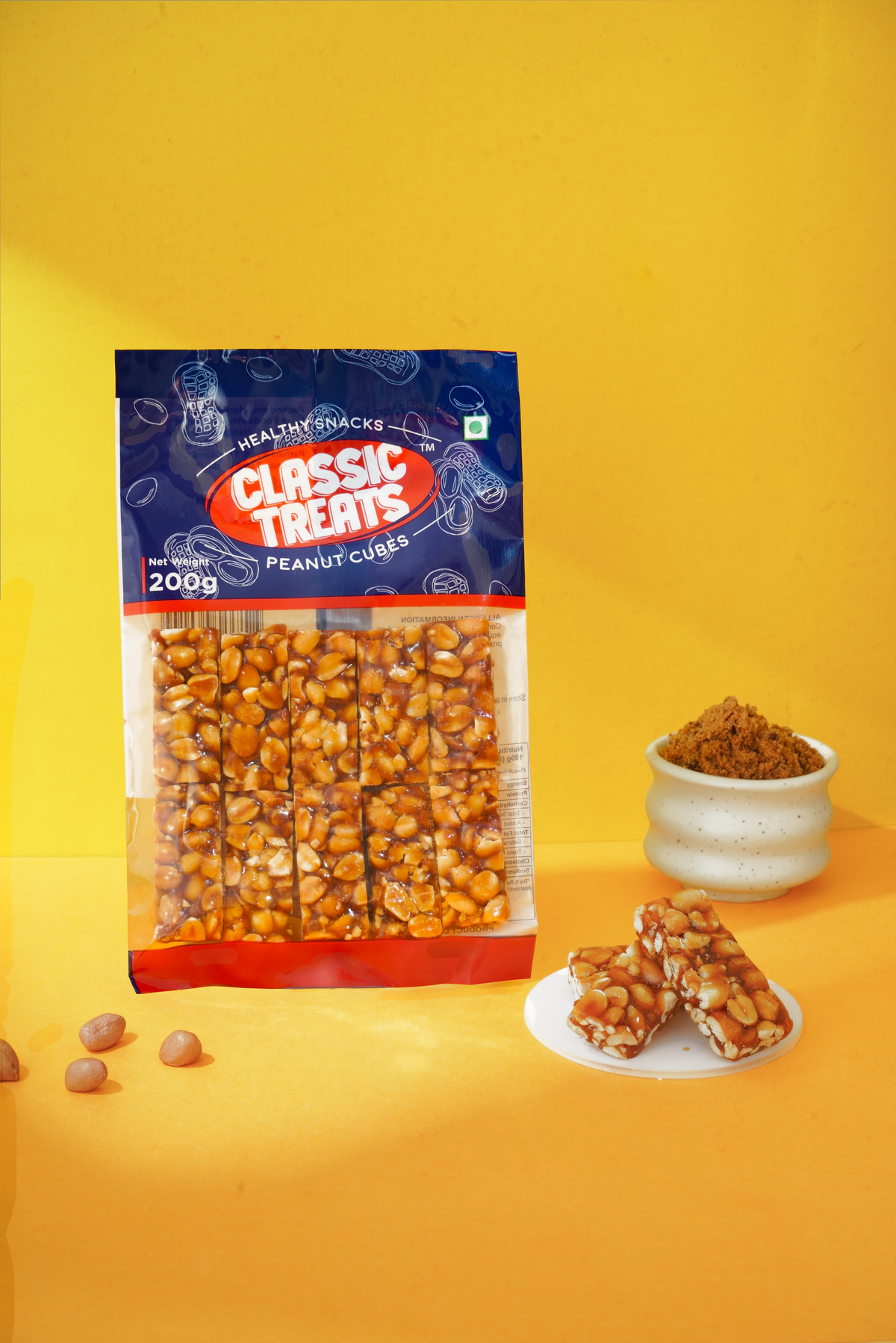 Peanut Cubes 200g Pouch