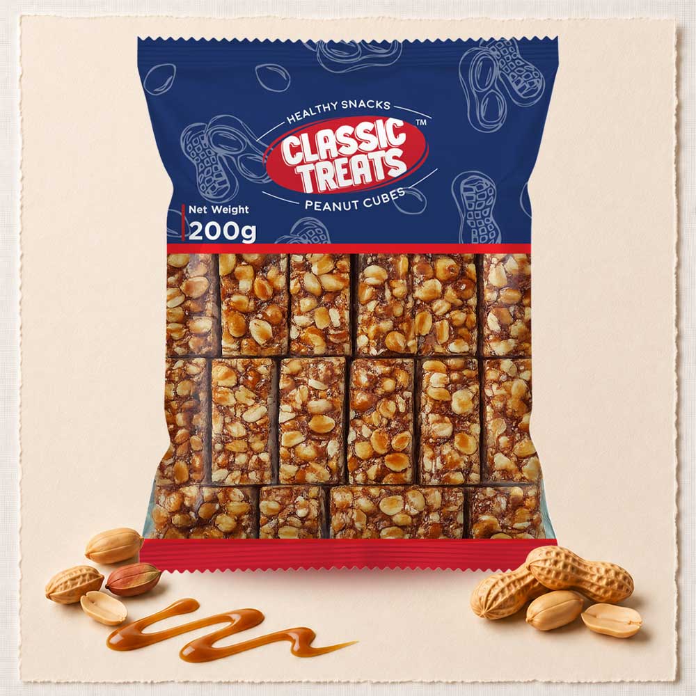 Peanut Cubes 200g Pouch